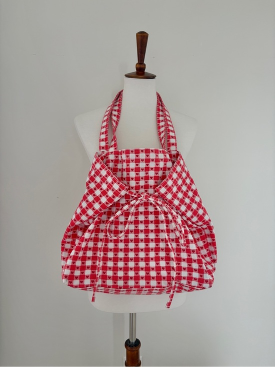 wild fable Handbags - Wild Fable Gingham Heart Tote